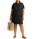 Lauren Ralph Lauren Women's Navy Collar Short Sleeve Denim Shift Dress | Lauren Ralph Lauren In Lebanon