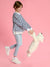 Sinsay Girl's White/Navy Striped Sweatshirt | Sinsay In Lebanon