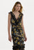 Lauren Ralph Lauren Women's Black Multi Floral Ruffle-Trim Georgette Gown Dress|Lauren Ralph Lauren In Lebanon