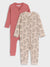Sinsay Girl's Dusty Rose/Beige Set of 2 Overall