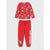 Sinsay Boy's Red with Multicolor Paw Patrol Holiday Pattern Sweatshirt and Pull On Sweatpants Set