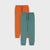 Sinsay Boy's Orange & Muted Teal Drawstring 2-Pack Sweatpants