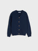 Sinsay Boy's Navy Button-Up V Neck Sweater | Sinsay In Lebanon