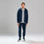 Sinsay Men's Navy Elastic Drawstring Waistband Sweatpants