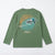 Zara Boy's Sage Green Airplane Graphic Blouse | Zara In Lebanon