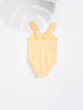 Sinsay Girl's Light Yellow Peach Ruffled Straps Swimsuit | Sinsay In Lebanon