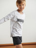 Sinsay Boy's Black & Grey Pajama Short Set | Sinsay In Lebanon