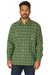 Wrangler Men's Green & White Checkered Long Sleeve Shirt | Wrangler In Lebanon