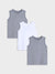 Sinsay Boy's Gray & White 3 Pack Undershirt|Sinsay In Lebanon