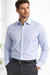 Calvin Klein Men's Blue & White Slim-Fit Stretch Shirt | Calvin Klein In Lebanon