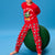 Sinsay Boy's Red Long Sleeve Crew Neck Pajama Set