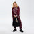 Sinsay Women's Burgundy V-Neck Sweatshirt