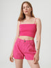 Sinsay Women's Light Pink Mom Fit Denim Short | Sinsay In Lebanon
