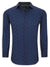 Tom Baine Men's Navy Slim Fit Long Sleeve Performance Button Down Dress Shirt | Tom Baine In Lebanon