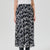 Sinsay Women's White & Black Printed Mesh Maxi Skirt