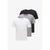 Boss Men's Black /White/Grey 3 Pack T-Shirts