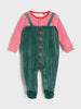 Sinsay Baby Boy's Multicolor Striped Christmas 3 Pieces Overall Set | Sinsay In Lebanon