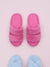 Sinsay Women's Fuchsia Flat Fur Slippers | Sinsay In Lebanon