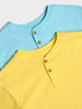 Sinsay Boy's Yellow & Light Blue Short Sleeve T-Shirts 2 Pack | Sinsay In Lebanon