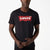 Levi'S Men's Black Logo Printed On Chest T-Shirt