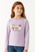 Sinsay Girl's Purple Long-Sleeve Blouse