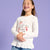 Sinsay Girl's White Long Sleeve Ruffled Blouse