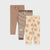 Sinsay Boy's Beige & Brown Bear Printed 3 Pack Pants