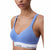 Calvin Klein Women's Blue Elastic Logo Band Bra