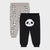 Sinsay Baby Boy's Grey & Black All-Over Panda Printed 2 Pack Sweatpants
