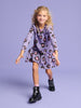 Sinsay Girl's Purple Animal Printed Dress