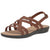 Easy Street Women's Tan Comfort Wave Lobo Sandals