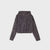 Sinsay Girl's Dark Grey All-Over Muted Leopard Hoodie