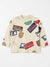 Zara Boy's Beige Printed Blouse | Zara In Lebanon
