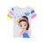Ms. Rachel Baby Girl's White Printed Short Sleeve Cotton T-Shirt | Ms. Rachel In Lebanon
