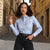 Sinsay Women's Blue Long Sleeve Plain Shirt
