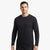 Club Room Men's Black Crewneck Long-Sleeve Blouse