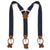 Trendhim Men's Wide Navy Blue Convertible Suspenders | Trendhim in Lebanon