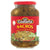 Jar of La Costena nachos pickled jalapeno slices on a white background