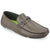 Vance Co. Men's Grey Holden Slip-on Bit Driving Loafer