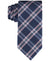 Tommy Hilfiger Men's Navy Blue Pink Twill Plaid Necktie | Tommy Hilfiger In Lebanon