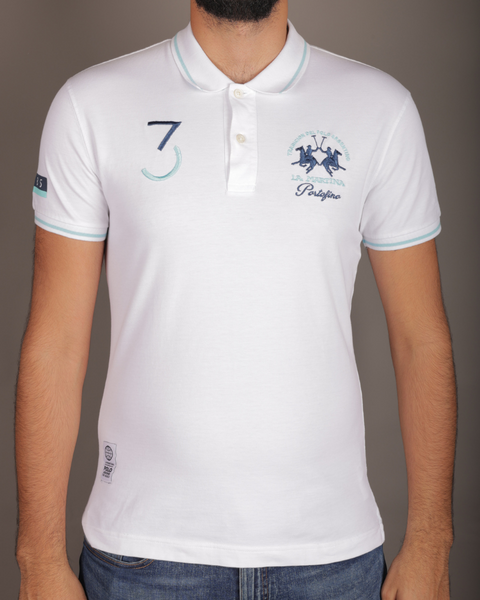 La Martina Polo Men's  T-Shirt FA239 (FL232)(AA73) shr