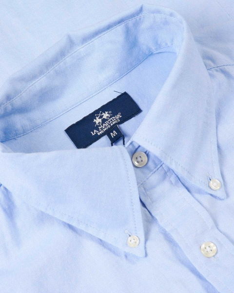 La Martina Men's Navy Blue Polo Shirt CCMC03OX014 FA21 shr