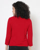 Zabaione Women's Red Ribbed Jacket | Zabaione In Lebanon