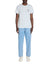 Celio Men's Light Blue Printed Lecoffee 100% Cotton T-Shirt | Celio In Lebanon