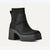 UGG Women's Black Moxy Chelsea Leather Boots