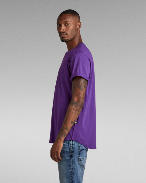G-Star Raw  Men's  Purple  T- Shirt 8718199751208 FA211(fl213)