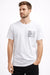 Celio Men's White Printed Crew Neck T-Shirt | Celio In Lebanon