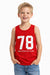 SD Boy's Red Printed Tank Top | SD In Lebanon