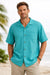 Tommy Bahama Men's Green Fresco Tropics Atlantis Teal Silk Shirt | Tommy Bahama In Lebanon