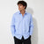 Calvin Klein Men's Light Blue Patterned Dress Shirt | Calvin Klein in Lebanon